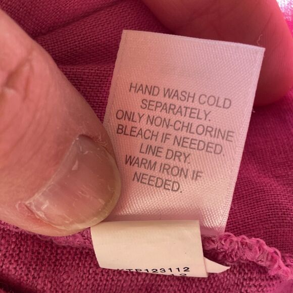 J. Jill Love Linen Tank Top Shirt Size Small Petite Oversized Resort Lagenlook - Picture 6 of 7